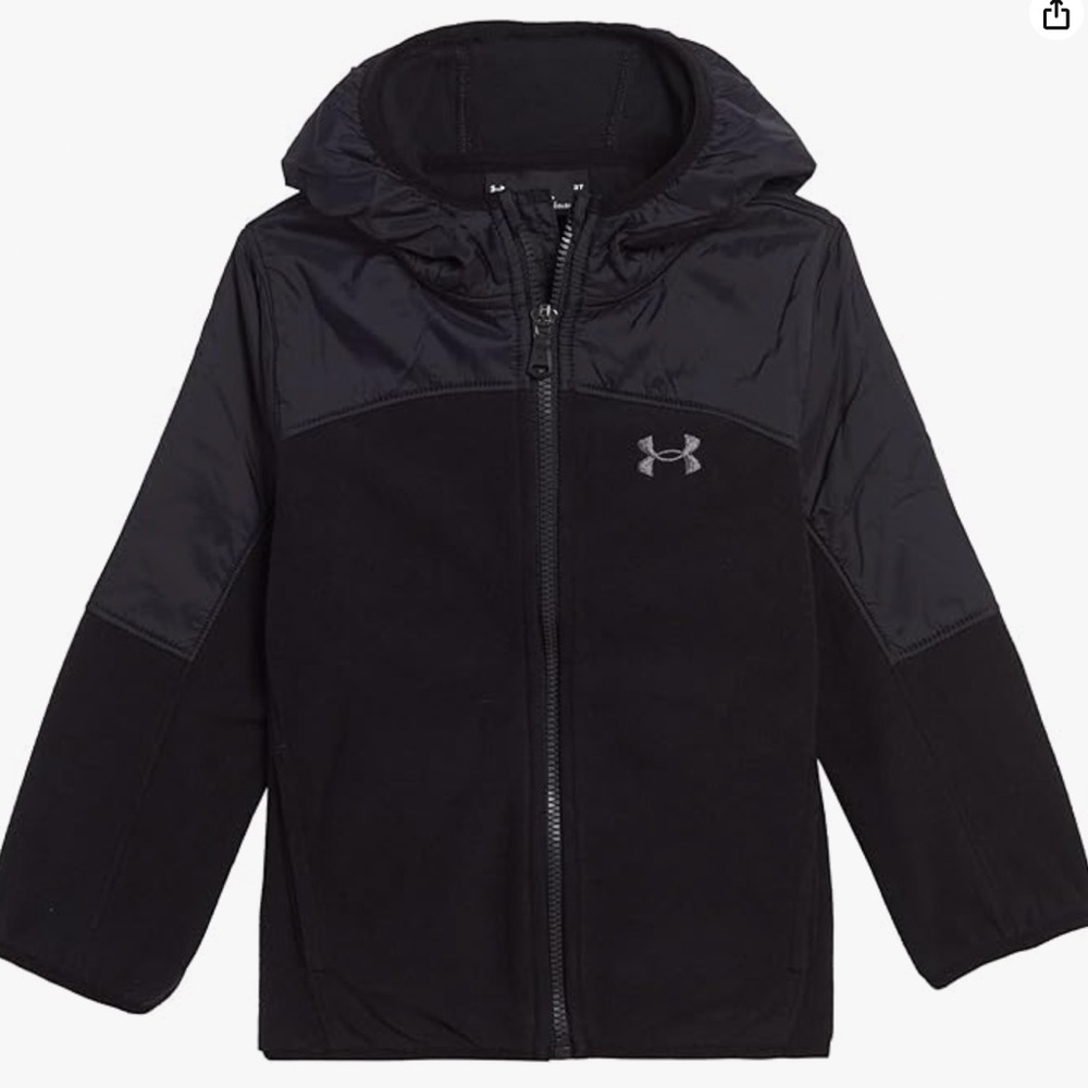 Under Armour Kids Black Fleece Jacket Youth XL